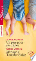 Cover of Un père pour ses triplés - Mariage à Thunder Ridge
