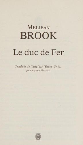 Cover of Le duc de fer