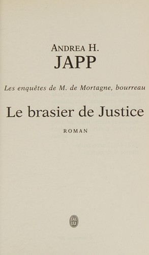 Cover of Le brasier de justice