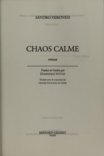 Cover of Chaos calme