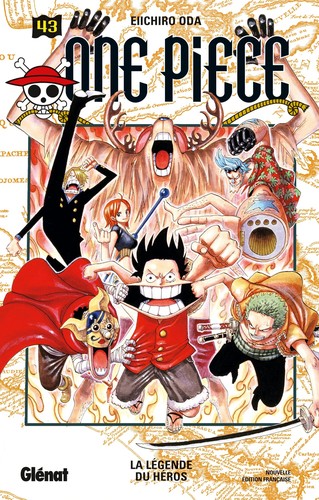 Cover of One Piece, Tome 43: La légende du héros