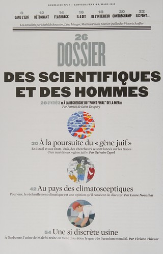 Cover of Des scientifiques et des hommes