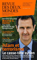 Cover of Revue des Deux Mondes septembre 2016