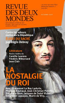 Cover of Revue des Deux Mondes octobre 2016