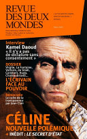 Cover of Revue des Deux Mondes mai 2017