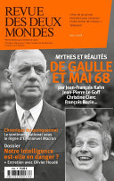 Cover of Revue des Deux Mondes mai 2018