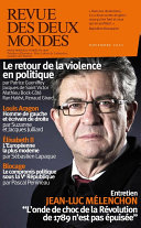 Cover of Revue des Deux Mondes novembre 2022