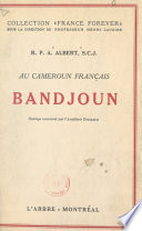 Cover of Bandjoun, au Cameroun français