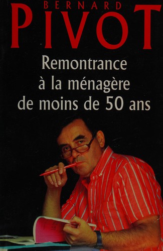 Cover of Remontrance à la ménagère de moins de cinquante ans