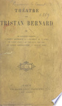 Cover of Théâtre de Tristan Bernard (2)