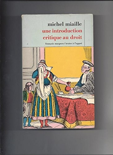 Cover of Une introduction critique au droit