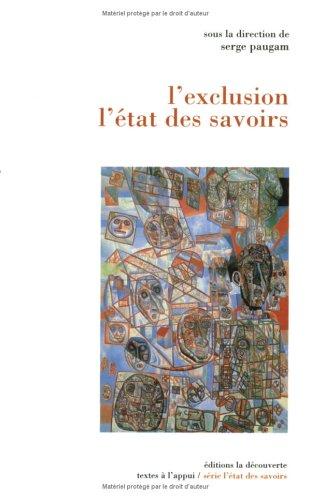 Cover of L'exclusion, l'état des savoirs