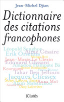 Cover of Dictionnaire des citations francophones