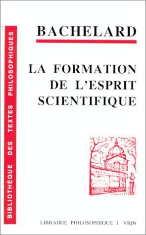 Cover of La formation de l'esprit scientifique