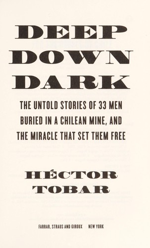 Cover of Deep down dark