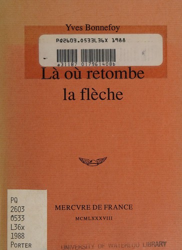 Cover of Là où retombe la flèche