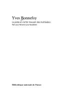 Cover of Le poète et le flot mouvant des multitudes