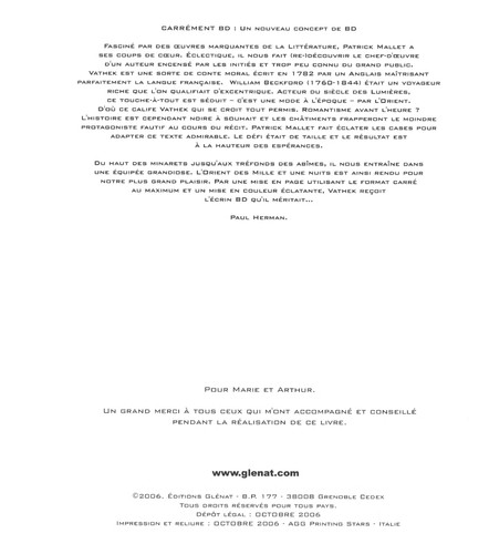 Cover of Vathek