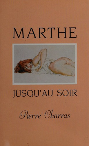Cover of Marthe jusqu'au soir