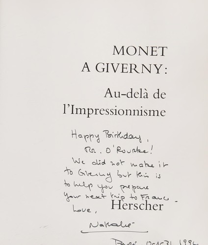 Cover of Monet à Giverny