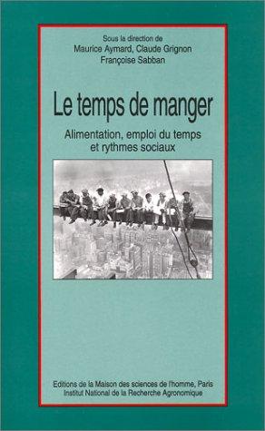 Cover of Le Temps de manger