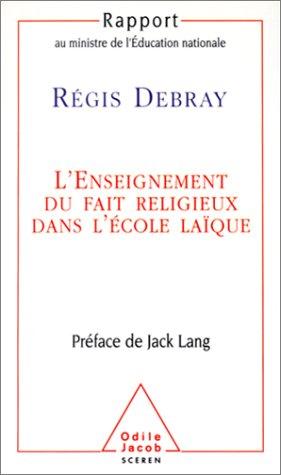 Cover of L'Enseignement du fait religieux dans l'école laïque