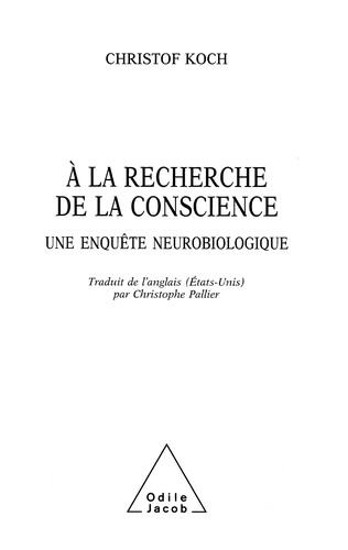 Cover of À la recherche de la conscience