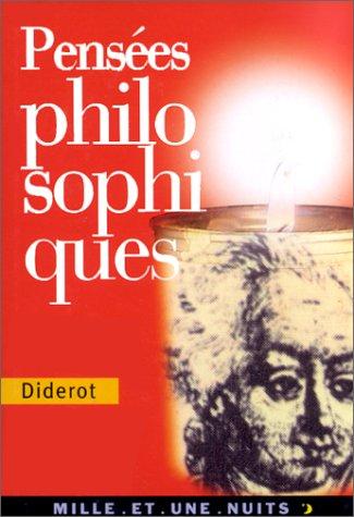 Cover of Pensées philosophiques
