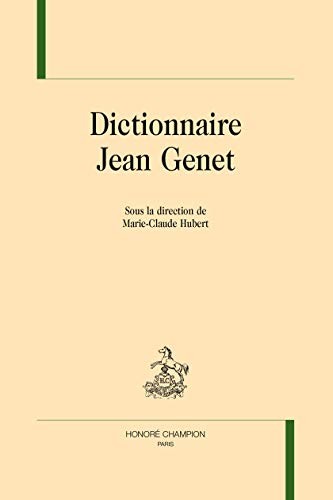 Cover of Dictionnaire Jean Genet