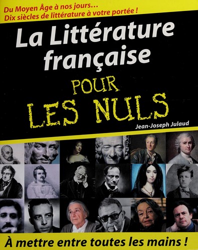 Cover of La littérature française pour les nuls