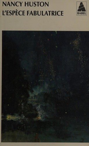 Cover of L' espèce fabulatrice