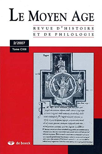 Cover of RMA_132/ REVUE DU MOYEN-AGE 2007/2 TOME CXIII