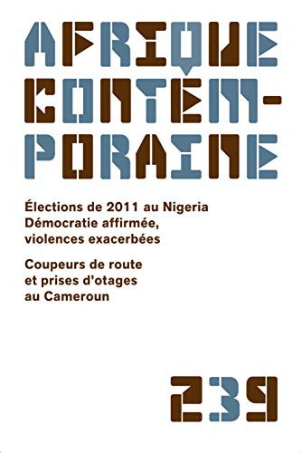 Cover of AFRIQUE CONTEMPORAINE 2011/3 N.239