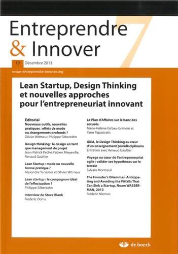 Cover of ENTREPRENDRE ET INNOVER 2013/3 N.19