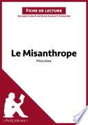 Cover of Le Misanthrope de Molière (Fiche de lecture)