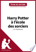 Cover of Harry Potter à l'école des sorciers de J. K. Rowling (Fiche de lecture)