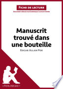 Cover of Manuscrit trouvé dans une bouteille d'Edgar Allan Poe