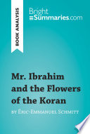 Cover of Mr. Ibrahim and the Flowers of the Koran by Éric-Emmanuel Schmitt (Book Analysis)