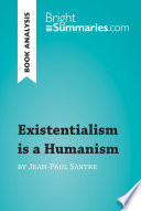 Cover of Existentialism is a Humanism by Jean-Paul Sartre