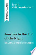 Cover of Journey to the End of the Night by Louis-Ferdinand Céline