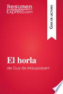Cover of El horla de Guy de Maupassant (Guía de lectura)