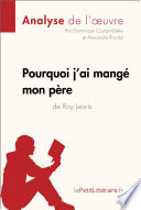 Cover of Pourquoi j'ai mangé mon père de Roy Lewis (Analyse de l'oeuvre)