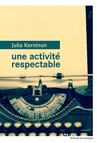 Cover of Une activité respectable