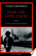 Cover of Pour une juste cause