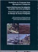 Cover of Guidelines for protected area management categories =