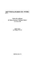 Cover of Mythologies du porc