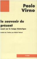Cover of Le Souvenir du présent