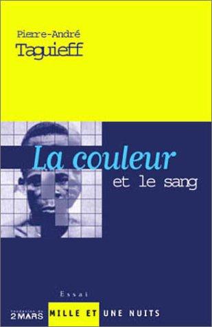 Cover of La couleur et le sang