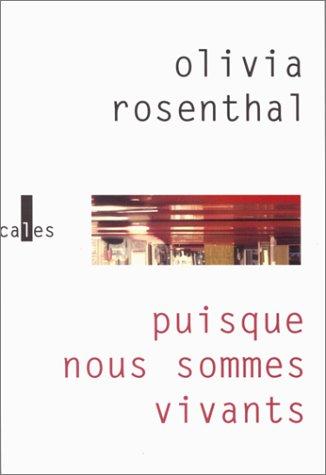 Cover of Puisque nous sommes vivants