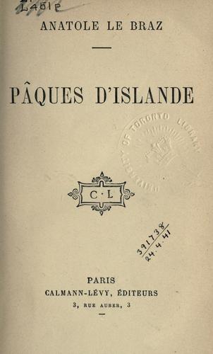 Cover of Pâques d'Islande